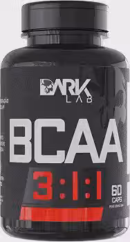 BCAA 3:1:1 Dark Lab, 60 Cápsulas, Aminoácidos, Recuperação Muscular