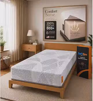 Colchão Casal D33 Premium Espuma Alta Sustentação Ortopédico