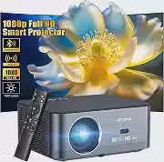 Bettdow Projetor 4k 8k 15000 Lumens Hd 1080p Compatível Completo De Android 9, Smart Projetores Retroprojetor Portatil 600 ANSI WiFi6, Auto Correção Trapezoidal, Foco Eletronico