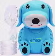 G-Tech Inalador Nebulizador Nebdog Azul Bivolt