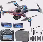 Mini Drone Com Câmara HD, Ecrã De Tablet Melhorado Com Motores Brushless, 2 Baterias, Inteligente De Obstáculos, Retorno Com Um Clique, Pontos De Referência, Rdeal Para Principiantes