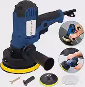 HOLTTER Politriz Lixadeira Rotativa Multifunções Automotiva Polidor Profissional Com Velocidade Variável 5 Polegadas 600W 4500 RPM Mandril125mm Polir Lixar Carro Azulejo Madeira Com Acessórios (220)