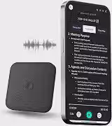 FoCase Note AI Gravador de voz, transcrever e resumir, tradução, controle de aplicativo com chat GPT, magnético, 64 GB de memória, suporta 112 idiomas, gravador de áudio para chamadas telefônicas