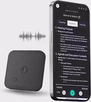 FoCase Note AI Gravador de voz, transcrever e resumir, tradução, controle de aplicativo com chat GPT, magnético, 64 GB de memória, suporta 112 idiomas, gravador de áudio para chamadas telefônicas
