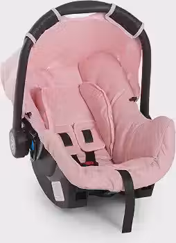 Galzerano Bebe Conforto Cadeirinha Auto Infantil 0 Até 13Kg Dispositivo De Retenção Grid Rosa