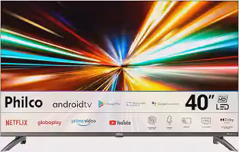 Smart TV 40' Philco LED Android TV Dolby Audio PTV40M9GACGB