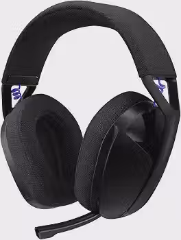 Logitech Headset Gamer Sem Fio G321 Preto Lightspeed Bluetooth Microfone Boom 16kHz Bateria 20H Compatível c/ PC PS4 PS5 Nintendo Switch e Smartphone