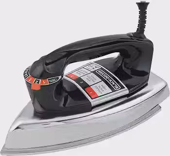 Ferro De Passar Black+decker Vfa Preto cromado 127v clássico