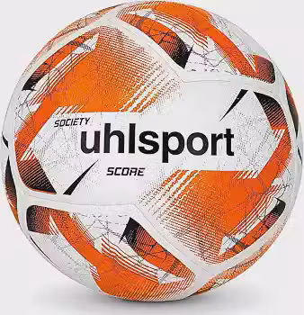 Bola de Futebol Society Uhlsport Score Branco/Preto/Vermelho Tamanho 5