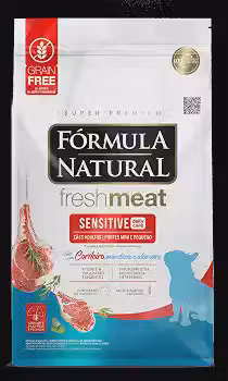 Fórmula Natural Fresh Meat Ração Seca Para Cães Adultos De Pequeno Porte Sabor Carne de Cordeiro 2,5Kg