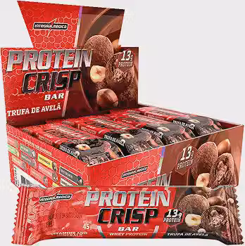 Integralmedica Whey Crisp Bar Trufa Avelã 12 Unidades