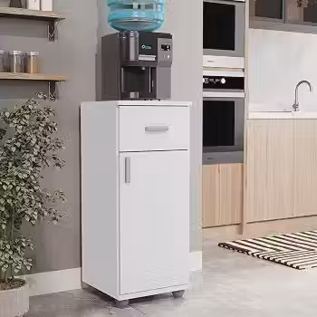 Gabinete para Bebedouro com Armazenamento para Galão Anna (BRANCO)