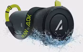 WAAW by ALOK Caixa de Som BOOM 100SB Bluetooth, IPX7 À Prova D'Água, Até 20h de Autonomia, Tecnologia TWS, 40W RMS
