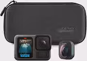 GoPro HERO13 Black Ultra Wide Edition - Câmera de ação à prova d'água 10m, 5.3K60, HLG HDR, 27MP, HyperSmooth 6.0, GPS, Wi-Fi 6 com Lente Ultra Wide