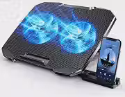 Base Refrigerada para Notebook com Cooler USB Ajustável Ergonômica