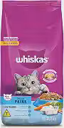 WHISKAS Ração Peixe Gatos Adultos Castrados 2,7 kg