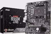 MSI B550M-A PRO Placa-mãe AM4 DDR4 M.2 HDMI DVI-D USB 3.2