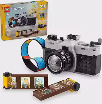 LEGO® Creator 3 em 1 – Câmera Retrô Brinquedos Interativos de Fotografia 31147