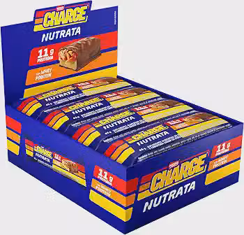 BARRA PROTEICA NUTRATA CHARGE BAR DISPLAY C/ 12 UN