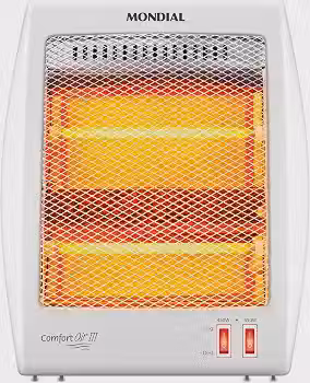 MONDIAL Aquecedor Quartzo Comfort Air III, Branco/Cinza, 900W, 110V - A-16
