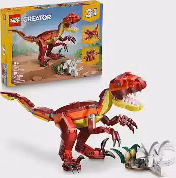 LEGO Creator 3em1 Dinossauro Feroz 31379 (283 Peças)