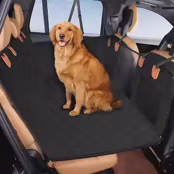 INSMEER Capa Protetora Carro Pet, Proteção 7 em 1 - À Prova D'água, Fundo Rígido, Resistente Ao Desgaste, Lavável À Máquina, Ajuste Universal, Cinto de Segurança e Design de Rede.
