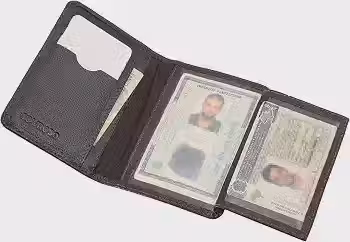 Carteira Slim Masculina Couro Legítimo Porta Cnh, Documento de Veiculo 187