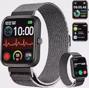 Smartwatch PEJE HXW06 com Chamadas, Pulseira Extra e 123+ Modos Esportivos