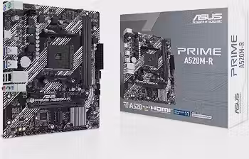 Asus PRIME A520M-R Placa Mãe AM4 DDR4 HDMI M.2 USB 3.2