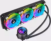 Water Cooler Rise Mode Black 360mm ARGB, AMD/Intel, Preto - RM-WCB-07-ARGB