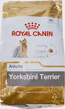 ROYAL CANIN Ração Yorkshire Terrier Cães Adultos 2,5Kg para Todas de raça Adulto - Sabor Outro