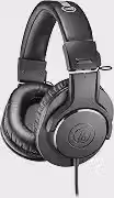 Fone de Ouvido Audio Technica ATH-M20x, Preto, Grande
