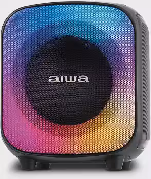 Caixa de Som PartyBox AIWA PB-07 Bluetooth 8H RGB USB TWS Preto