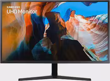 Monitor UHD Samsung 32', 4K, HDMI, Display Port, Freesync, Preto, Série UJ59