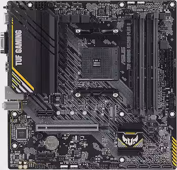 Placa Mãe Asus TUF GAMING A520M-PLUS II (AM4/4xDDR4/HDMI/DisplayPort/D-Sub/M.2/USB 3.2)