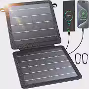 BLAVOR Carregador solar portátil de 10 W (máximo de 5 V/2A), painel solar
